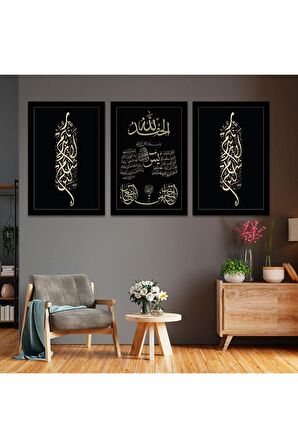Renkli Kuş 100 X 50 Cm Saatli Kanvas Tablo