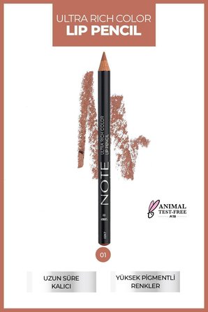 Ultra Rich Color Dudak Kalemi 01 Sandy - Nude