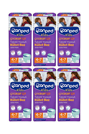 Canped Çocuklar için Emici Külot 4-7 yaş - 54 Adet