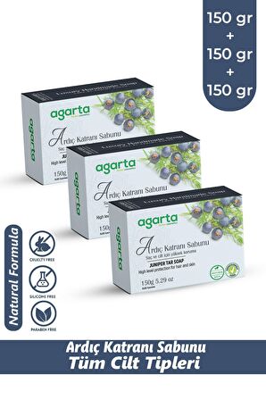 Ardıç Katranı Sabunu Doğal 150 gr X 3 Adet