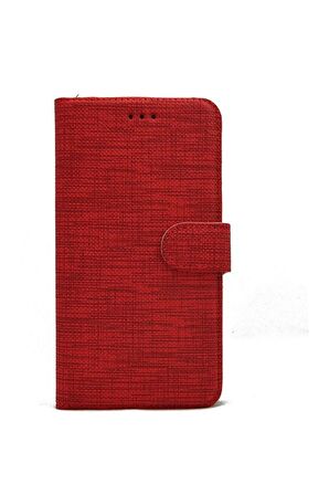 Huawei P Smart 2019 POT-LX1 Kılıf Exclusive Spor Cüzdan Kumaş Kredi Kartı Para Bölmeli Standlı