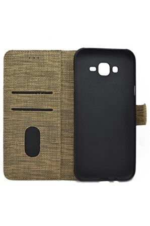 Xiaomi Poco X3 NFC Kılıf Kumaş Kredi Kartı Para Bölmeli Standlı Exclusive Spor Cüzdan