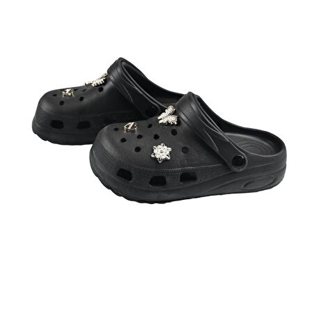 SİA ÇANTA TAŞLI SÜSLÜ KELEBEKLİ HAFİF RAHAT SANDALET CROCS TERLİK