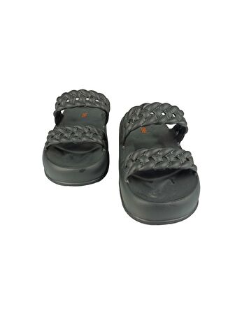 SİA ÇANTA  HAFİF RAHAT SAGLAM POLIPROPİLEN YUMUŞAK ESNEK SEPET ÖRGÜ KEMERLİ SANDALET TERLİK