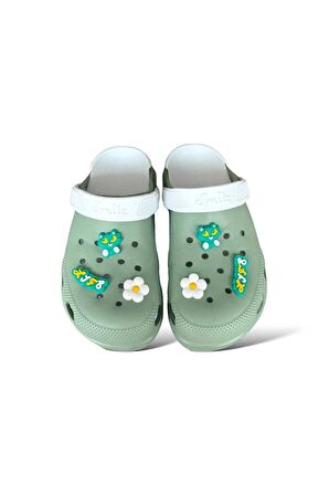 Rahat Taban Eva Kadın Sandalet Su Yeşili