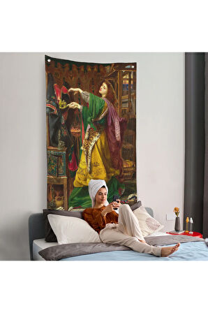 Frederick Sandys'in 1864 Tarihli bir Cadı Duvar Örtüsü-7304