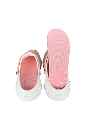 Yüksek Rahat Taban Kadın Sandalet KREM-PUDRA