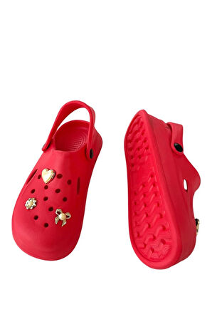 Rahat Taban Kadın Sandalet KIRMIZI