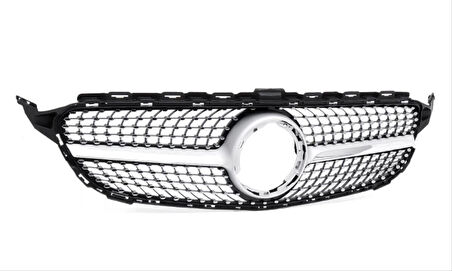 Mercedes W205 2019+ C Serisi Uyumlu Diamond Panjur - Gri