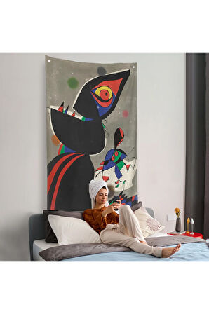 Joan Miro - Gaudi Duvar Örtüsü-7307