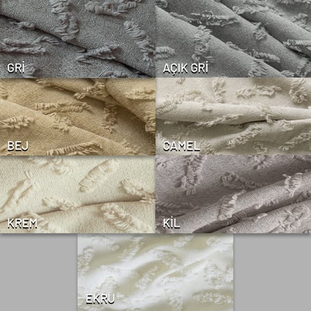 Latuda Home Ponela Koltuk Örtüsü - Sadece Oturum Alanını Kaplar 85x210 cm - Gri