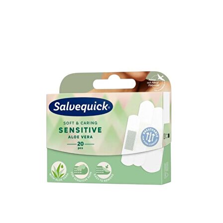 Salvelox Sensetive Aloe Vera 20lı Hassas Aloe Veralı Yara Bandı