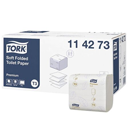 Tork Premium Yumuşak Katlamalı Tuvalet Kağıdı 30 Paket (114273)