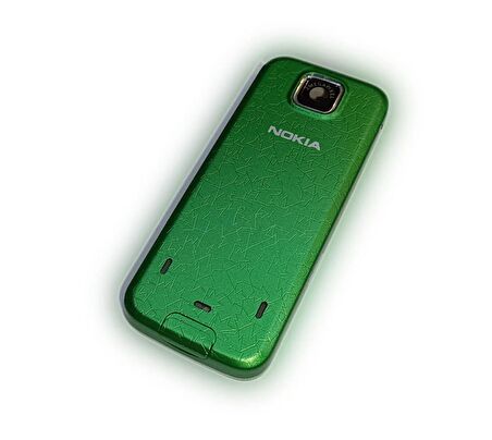 Nokia 7310 Kapak Nokia 7310 Supernova uyumlu Yeşil ön Kapak Arka Kapak ve Tuş Takımı