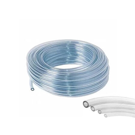 7X12 MM PVC ŞEFFAF HORTUM (Lisinya)