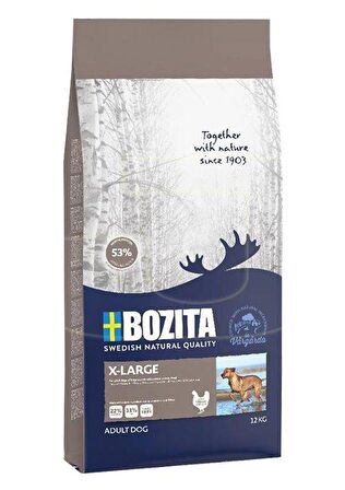 Bozita X Large Tavuk Etli Büyük Irk Yetişkin Köpek Maması 12 Kg