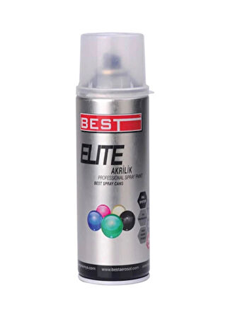 BEST ELİTE RAL9005 PARLAK SİYAH SPREY BOYA 400 ML