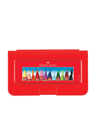 Faber Castell Plastik Çantalı Pastel Boya 12 Renk