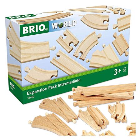 BRIO Orta Düzey Birleştirilebilir Ray Paketi 33402
