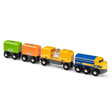 Brio World 3 Vagonlu Kargo Treni 33982