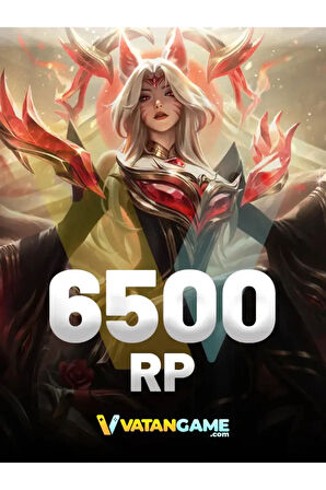 League of Legends 6500 RP