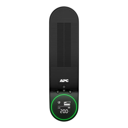 APC BGM2200B-GR - Back-UPS Pro, 2200VA/1320W, Tower, 230V, 4x Schuko ve 2x IEC C13 çıkışı, RGB Işıklar, Saf Sinüs Dalgası, Gece Yarısı (Siyah)