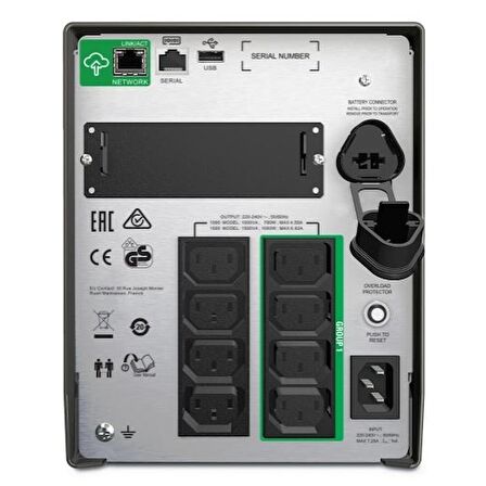 APC SMT1000IC Smart-UPS 1000VA LCD 230V Ups Güç Kaynağı