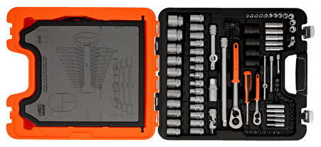 S108 LOKMA TAKIMI SET 103 PC 1/4-1/2 MM BAHCO