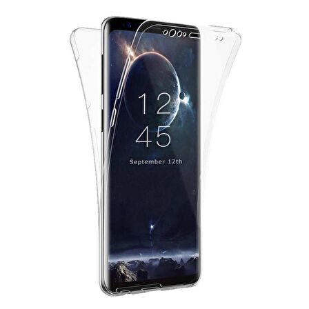 Gpack Samsung Galaxy S9 Plus Kılıf Ön Arka Şeffaf Silikon Koruma
