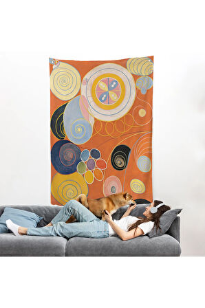 Hilma Af Klint - Gençlik Duvar Örtüsü-7314