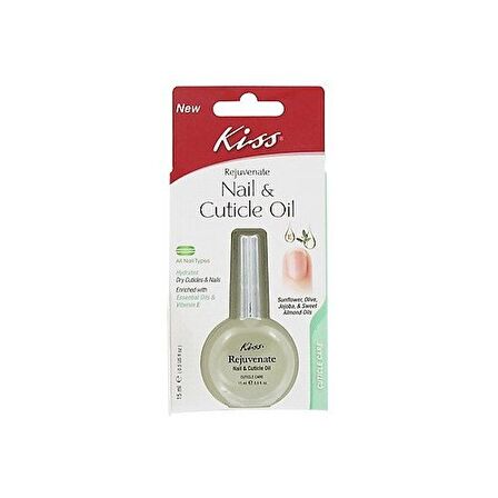 Kiss Rejuvenate Nail Cuticle Oil Tırnak Ve Tırnak Eti Yumuşatıcı 15 Ml