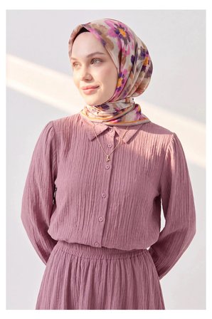 Soft Eşarp Fleur Sütlü Kahve