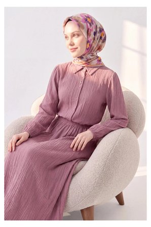 Soft Eşarp Fleur Sütlü Kahve