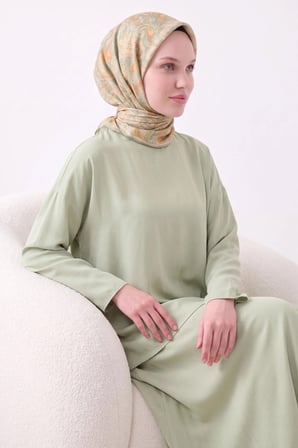 Soft Eşarp Paisley Çağla