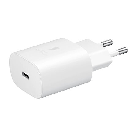 Samsung TA800N Type-C 25 Watt Hızlı Şarj Aleti Beyaz