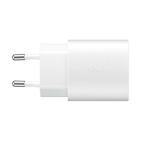 Samsung TA800N Type-C 25 Watt Hızlı Şarj Aleti Beyaz