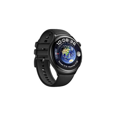 Haino Teko RW32 Watch 4 Pro Curved Amoled Ekran Android İos HarmonyOs Uyumlu Akıllı Saat Siyah