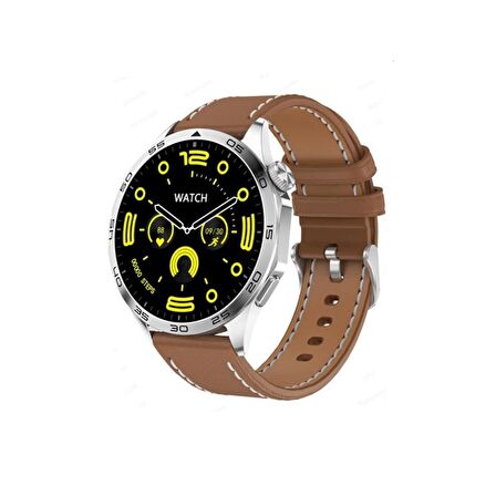 Haino Teko RW44 Watch GT4 Amoled Ekran Android İos HarmonyOs Uyumlu 3 Kordonlu Akıllı Saat Gümüş