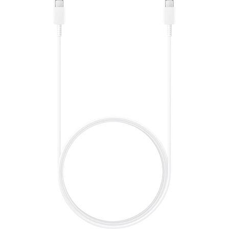 Samsung Galaxy A24 İle Uyumlu 60W Type-C To Type-C Data ve Şarj Kablo 1.8Metre Beyaz 