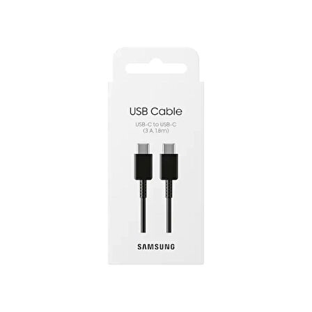 Samsung Galaxy Tab S6 Lite SM-P617 LTE İle Uyumlu 60W Type-C To Type-C Data ve Şarj Kablo 1.8Metre Siyah