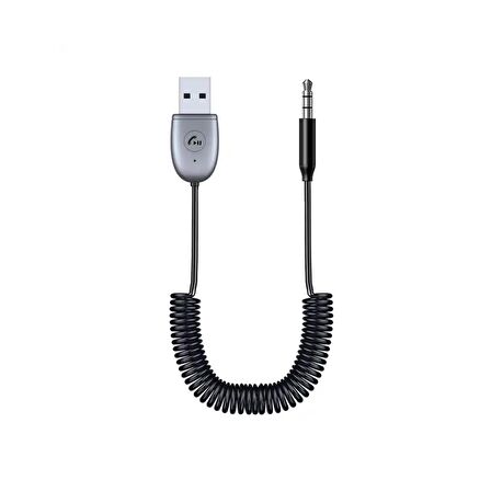 ScHitec UsbA Bluetooth 5.1 Araç Kiti Hifi Ses Alıcı 3.5mm Aux Adaptör Dönüştürücü BT770 