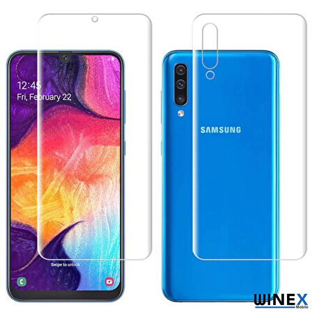 Samsung Galaxy A54 5G ile Uyumlu Ön-Arka Darbe Emici HD Ekran Koruyucu Kaplama