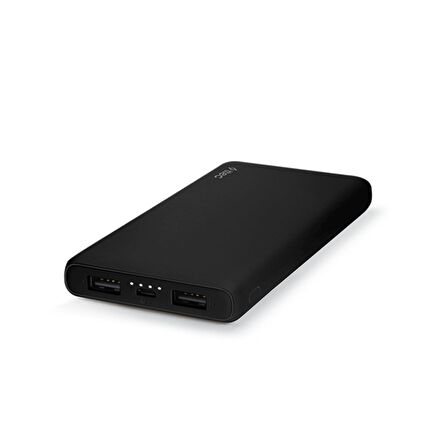 Ttec 2024 Ultra PowerSlim S 10000mAH Powerbank Led Göstergeli Siyah