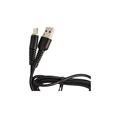 Philips UsbA to Type-C Hızlı Data ve Şarj Kablosu 1.2m Siyah + ScHitec Type-C to UsbA 3.0 OTG Dönüştürücü Adaptör