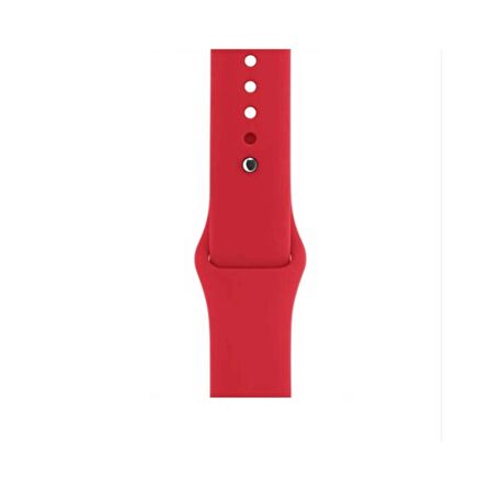 Winex 42-49mm Yeni Nesil Apple Uyumlu Akıllı Saat Kordonu Silikon Kırmızı
