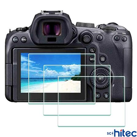 ScHitec Canon Powershot G7X Mark İi İle Uyumlu Darbe Emici Ekran Koruyucu Kaplama