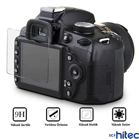 ScHitec Gopro Hero 6 Black İle Uyumlu Darbe Emici Ekran Koruyucu Kaplama