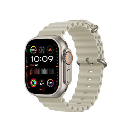 ScHitec Watch HK9 Ultra 2 Max Amoled Ekran Android İos HarmonyOs Uyumlu Akıllı Saat Gümüş