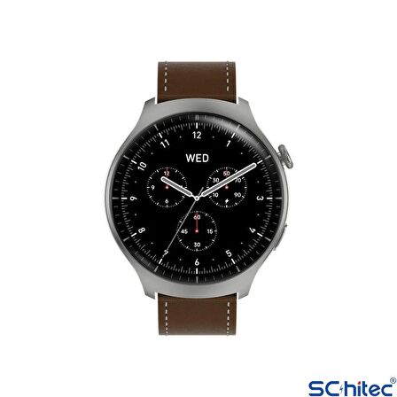 ScHitec Watch 4 Pro Amoled Ekran Android İos HarmonyOs Uyumlu Akıllı Saat Gümüş