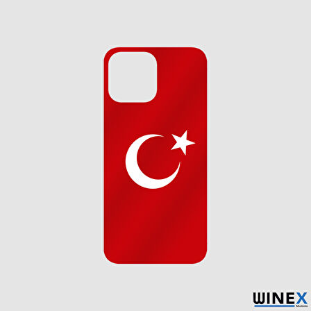 İphone 15 Plus Türk Bayrağı Arka Kaplama
